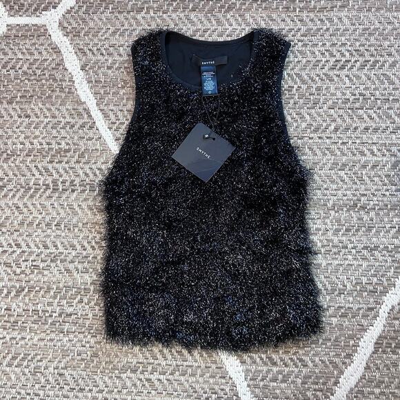 SMYTHE Tinsel Tank size Large (Black Metallic) - Picture 1 of 6